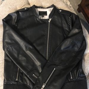 Banana Republic vegan leather jacket